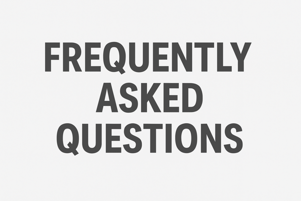 Frequently Asked Questions 