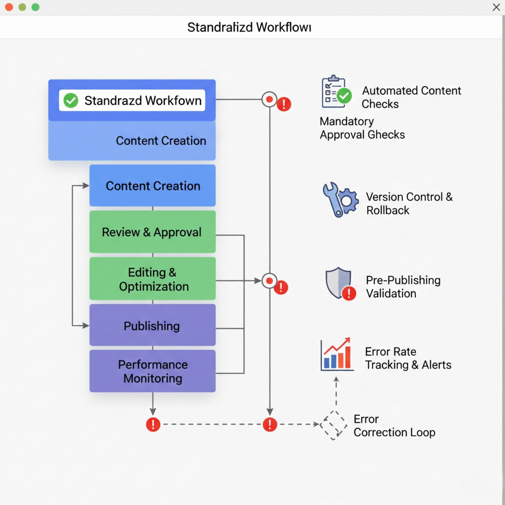 Standardize Workflows – Minimise Errors