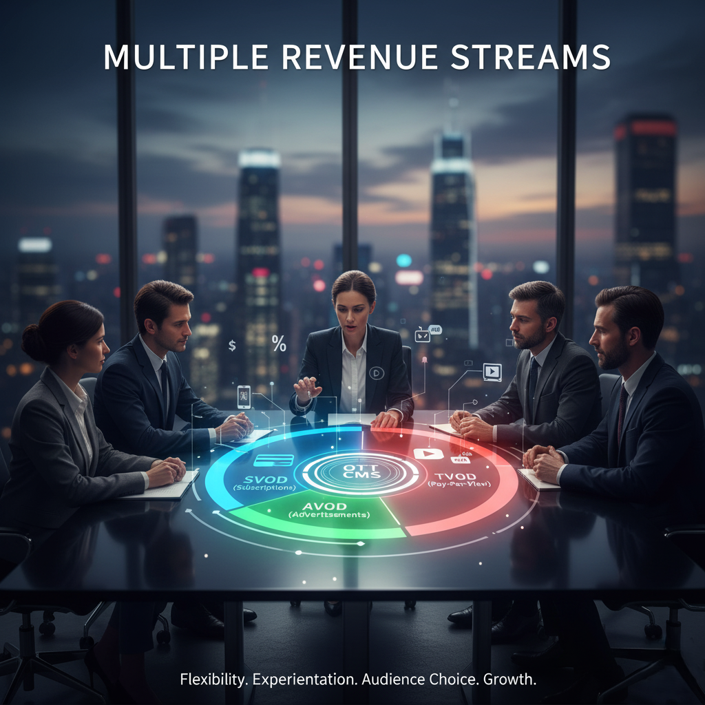 4. Multiple Revenue Streams - 5 Reasons Your Streaming Service Needs an Content Management System
