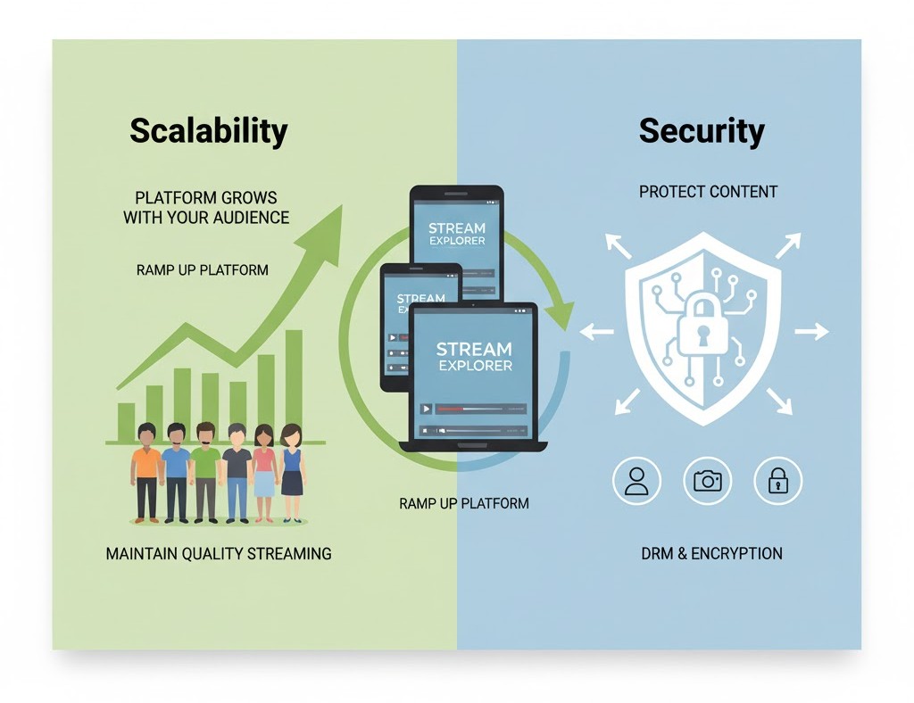4. Scalability and Security: