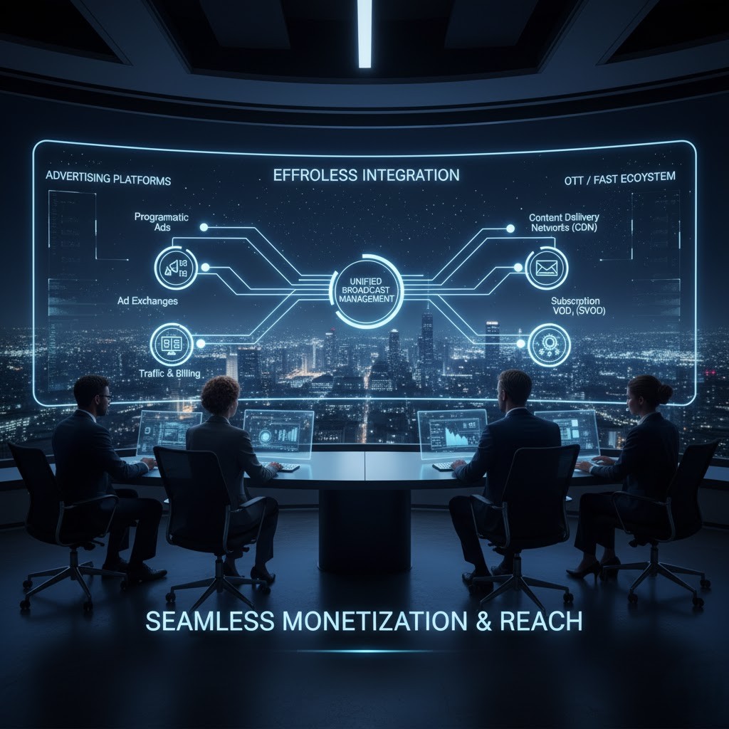 Effortless Integration with Advertising and OTT - Why Broadcast Software is Essential for Growing Media Networks