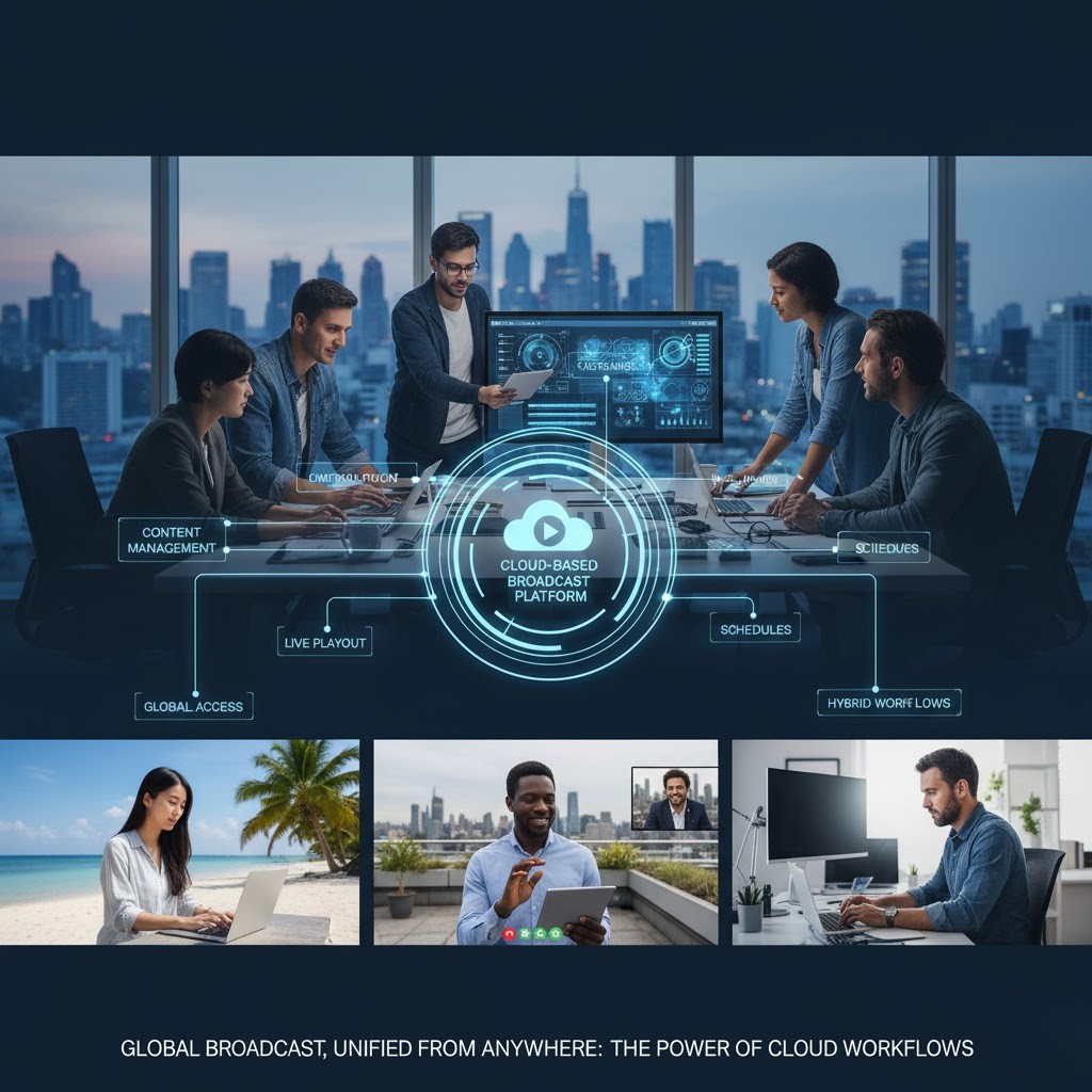 Remote Access and Cloud Flexibility - Why Broadcast Software is Essential for Growing Media Networks