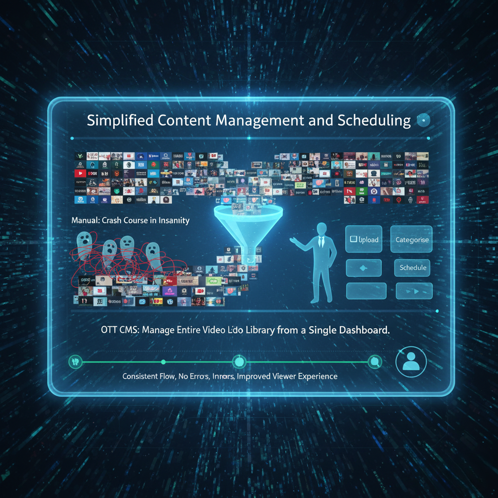 Simplified Content Management and Scheduling - 5 Reasons Your Streaming Service Needs an OTT Content Management System
