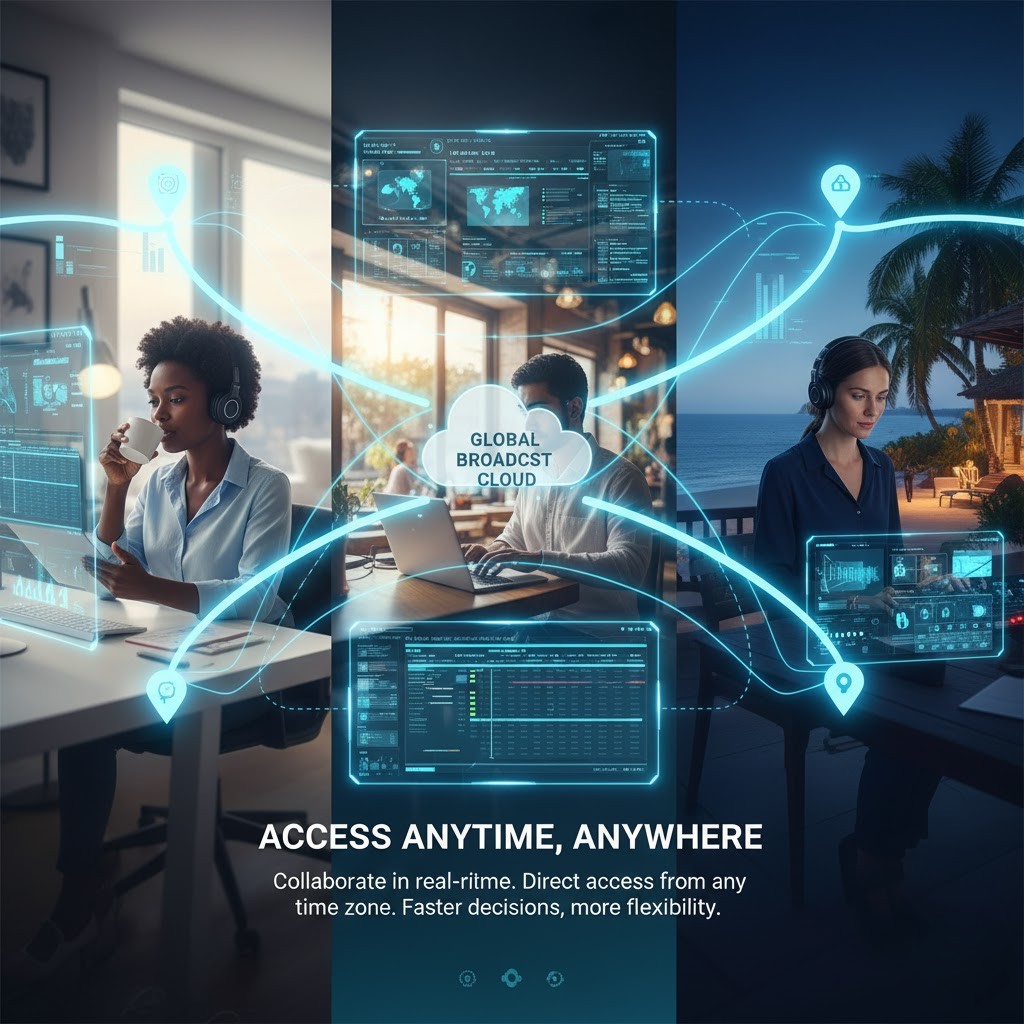 Access Anytime, Anywhere - How Cloud Broadcasting Enhances Efficiency and Flexibility for TV Channels