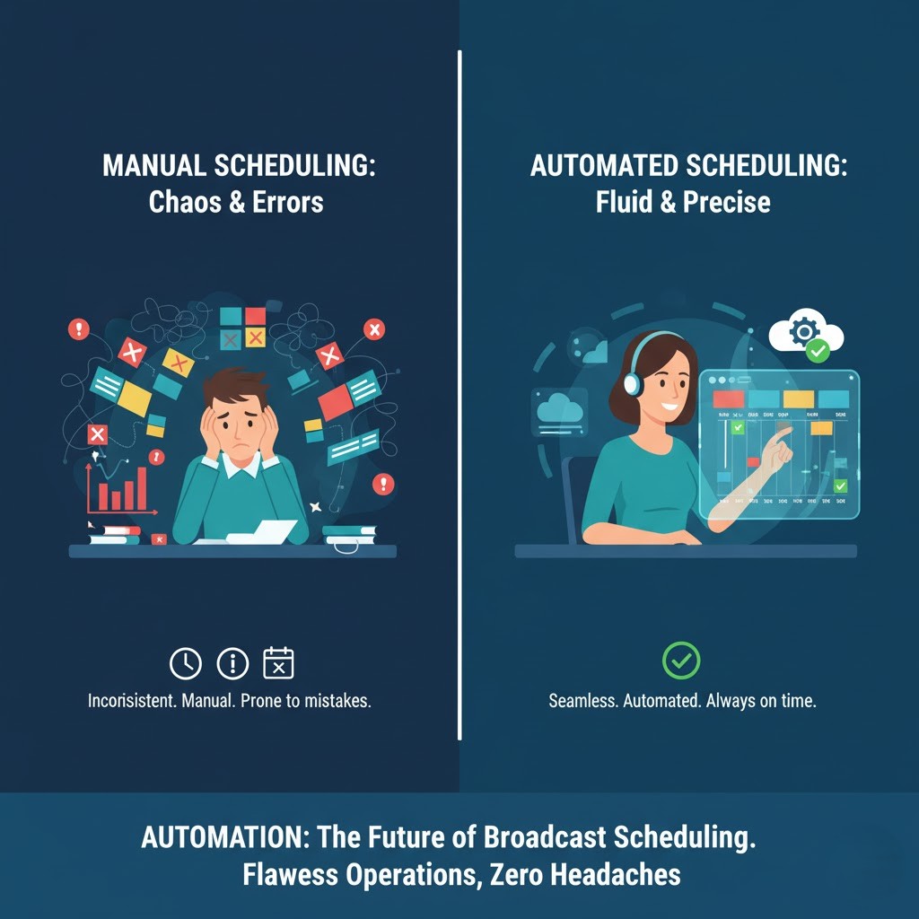 Efficient Scheduling for Fluid Operations - How TV Broadcast Automation Transforms the Way You Schedule, Stream, and Manage Content