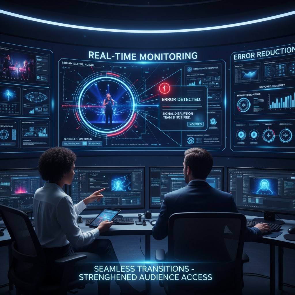 Real-Time Monitoring & Error Reduction - How TV Broadcast Automation Transforms the Way You Schedule, Stream, and Manage Content