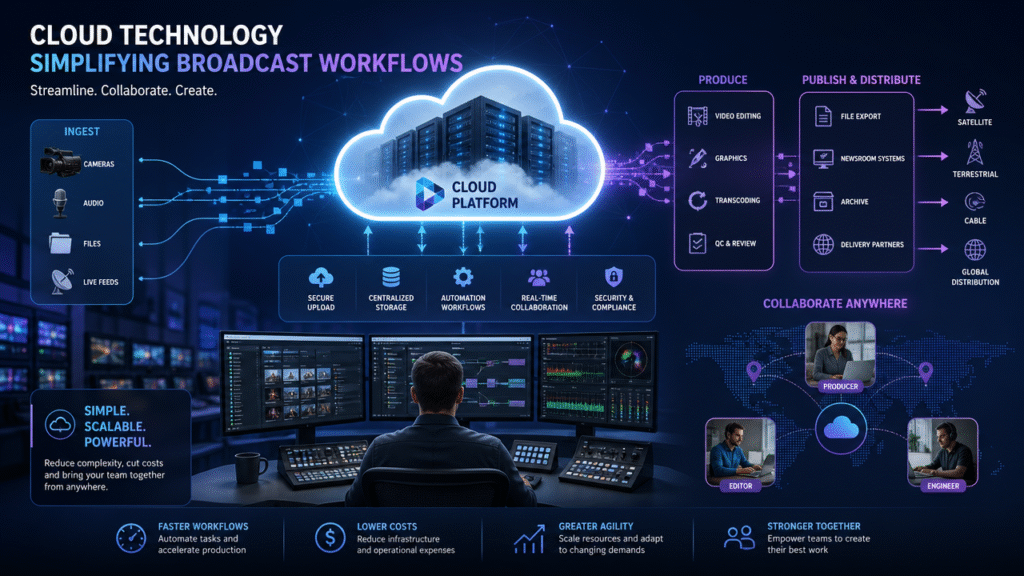 How Does Cloud Technology Actually Streamline Broadcast Workflows? - Cloud Based Broadcasting: A Paradigm Shift for Broadcasters